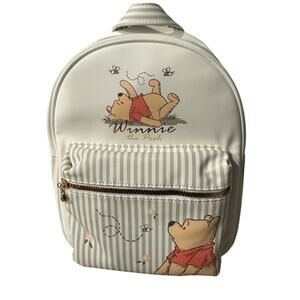 NEW Disney Winnie The Pooh Faux Leather Backpack - Primark NWT